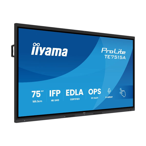 Picture of Iiyama 75 inch 4K Ultra HD GMS Interactive Display Android
